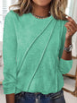 Womens Long Sleeve Pullover T-Shirt