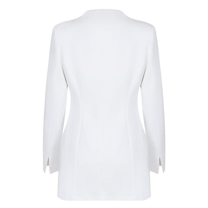 White Lapel Blazers