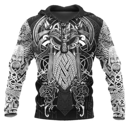 Viking Odin 3D Hoodie