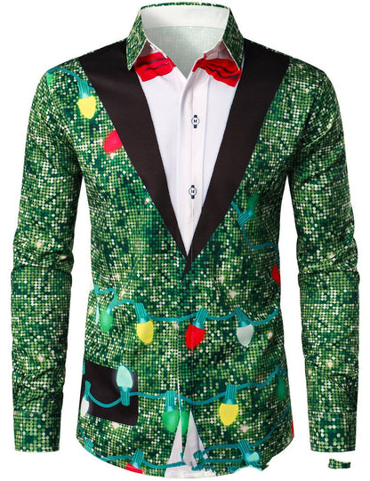 Mens Printed Casual Shirt