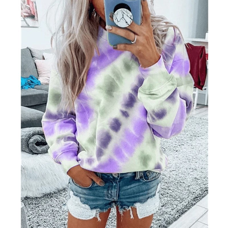 Tie Dye Long Sleeve Top
