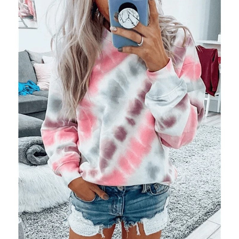 Tie Dye Long Sleeve Top