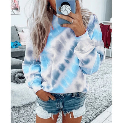 Tie Dye Long Sleeve Top
