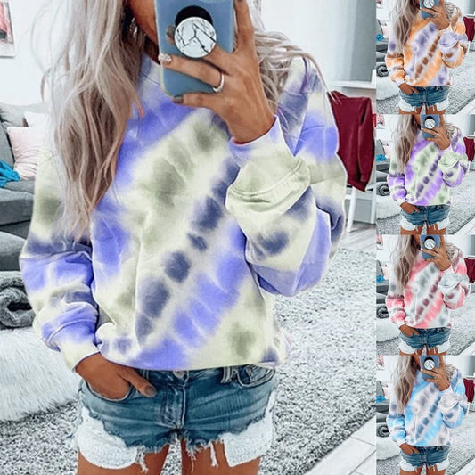 Tie Dye Long Sleeve Top