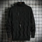 Mens High Collar Sweater