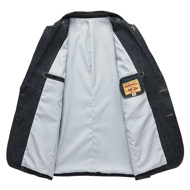 Mens Denim Jacket Suit