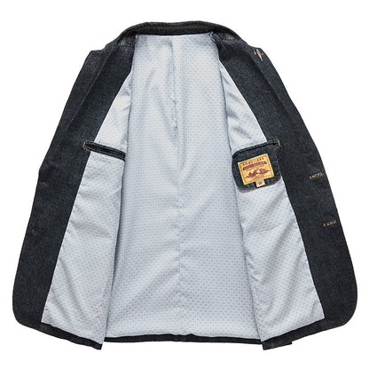 Mens Denim Jacket Suit