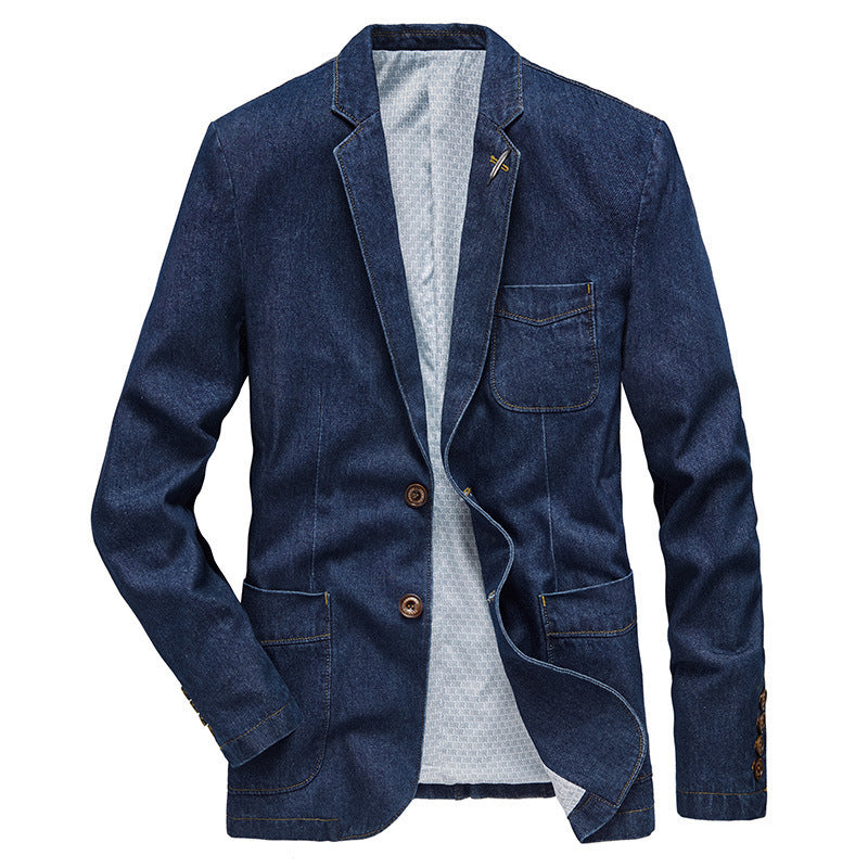 Mens Denim Jacket Suit