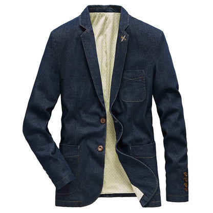 Mens Denim Jacket Suit