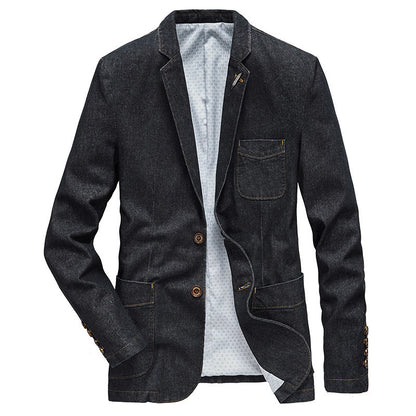 Mens Denim Jacket Suit