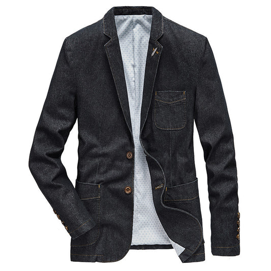 Mens Denim Jacket Suit