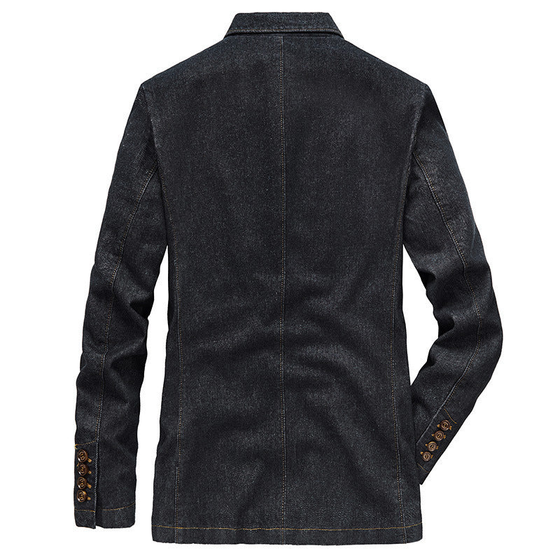 Mens Denim Jacket Suit