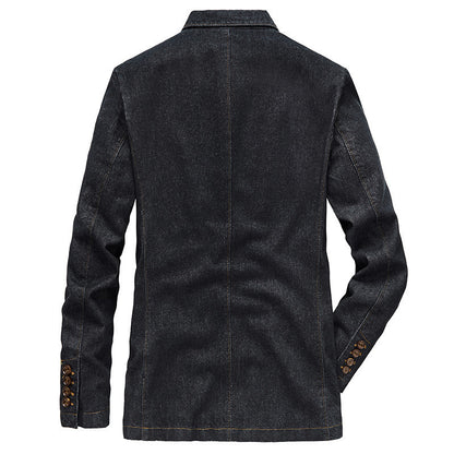 Mens Denim Jacket Suit