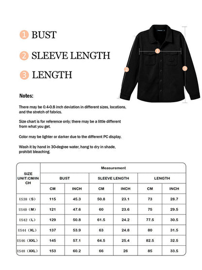Mens Brushed Casual Shirts