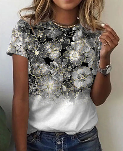 Womens 3D Printed T Shirt