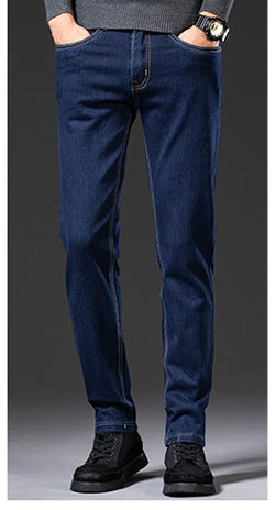 Slim Fit Elastic Jeans Men