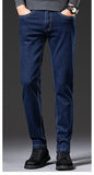 Slim Fit Elastic Jeans Men