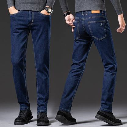 Slim Fit Elastic Jeans Men