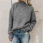Turtleneck Twist Knit Top