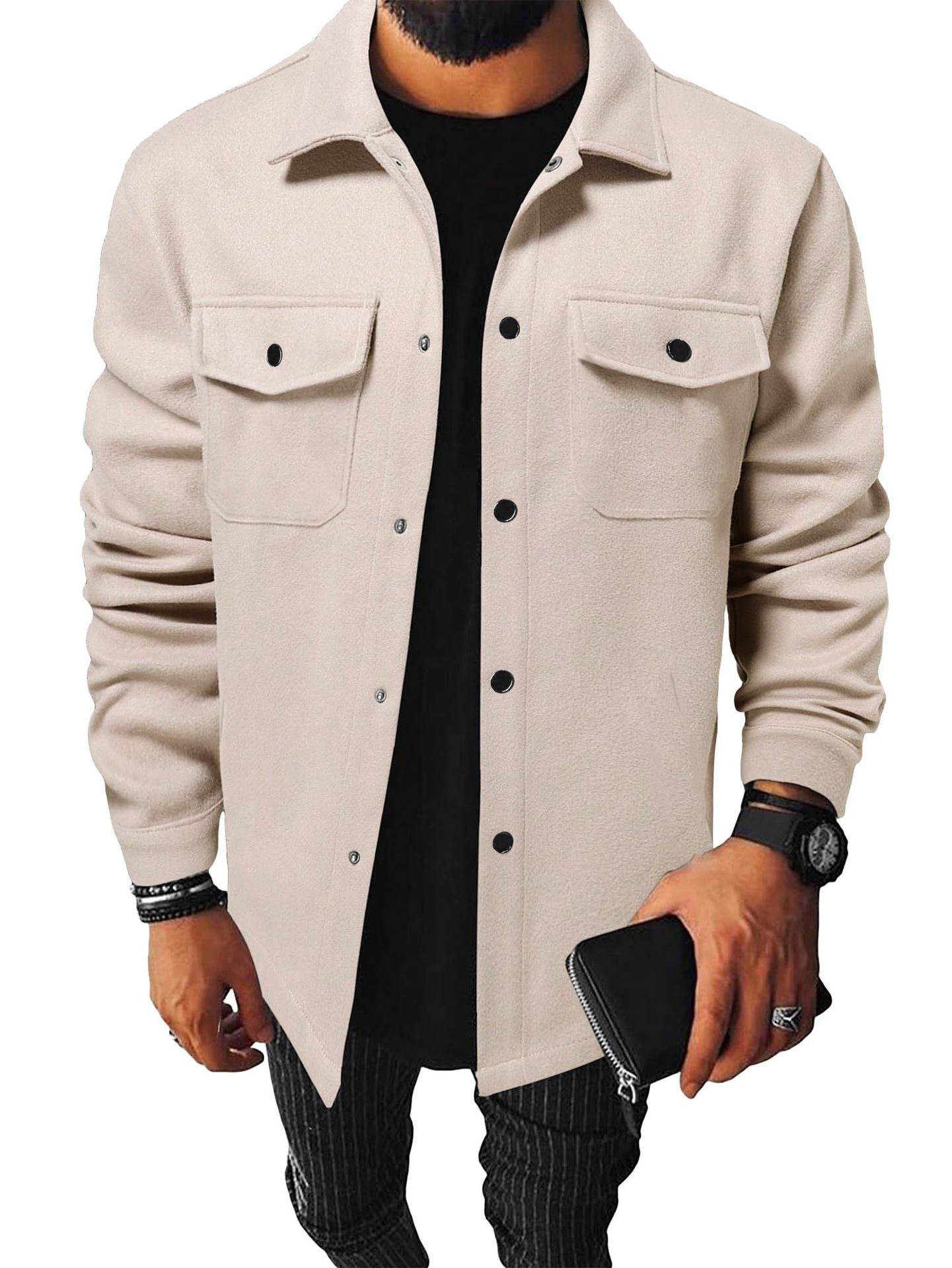 Mens Brushed Casual Shirts