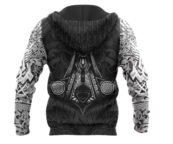 Viking Odin 3D Hoodie