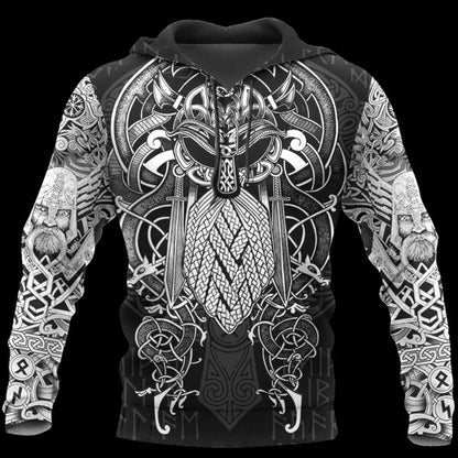 Viking Odin 3D Hoodie