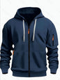 Mens Zipper Hooded Sweatshirt