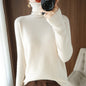 Women's Wool Solid Color Sweater Knitted Bottoming Shirt