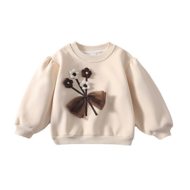 Girls Fleece Sweater Top