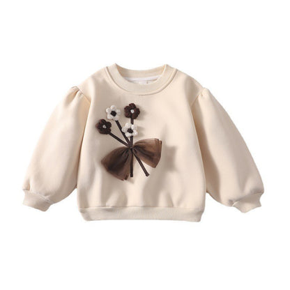Girls Fleece Sweater Top