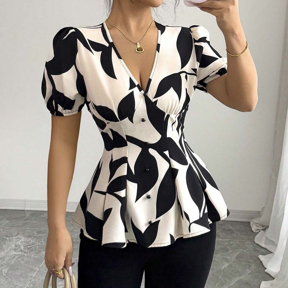 Womens Printed Shirts Summer