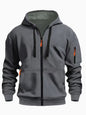 Mens Zipper Hooded Sweatshirt