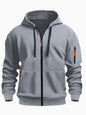 Mens Zipper Hooded Sweatshirt
