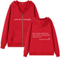 Plus Size Zipper Hoodie