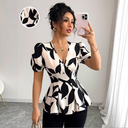 Womens Printed Shirts Summer