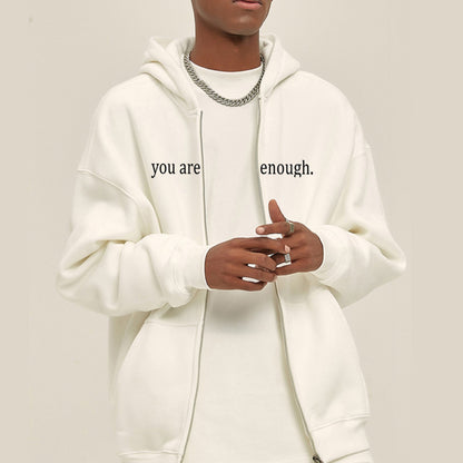 Plus Size Zipper Hoodie