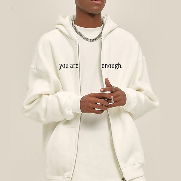 Plus Size Zipper Hoodie