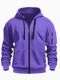 Mens Zipper Hooded Sweatshirt