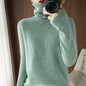 Women's Wool Solid Color Sweater Knitted Bottoming Shirt