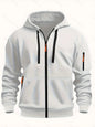 Mens Zipper Hooded Sweatshirt