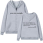 Plus Size Zipper Hoodie