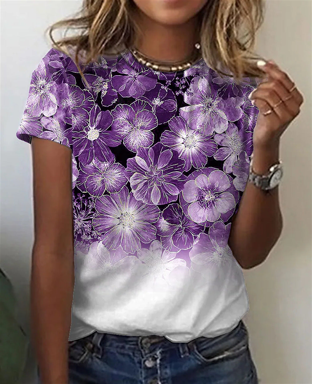 Womens 3D Printed T Shirt