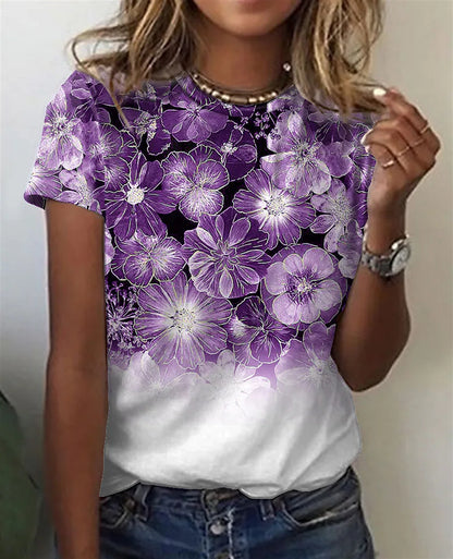 Womens 3D Printed T Shirt