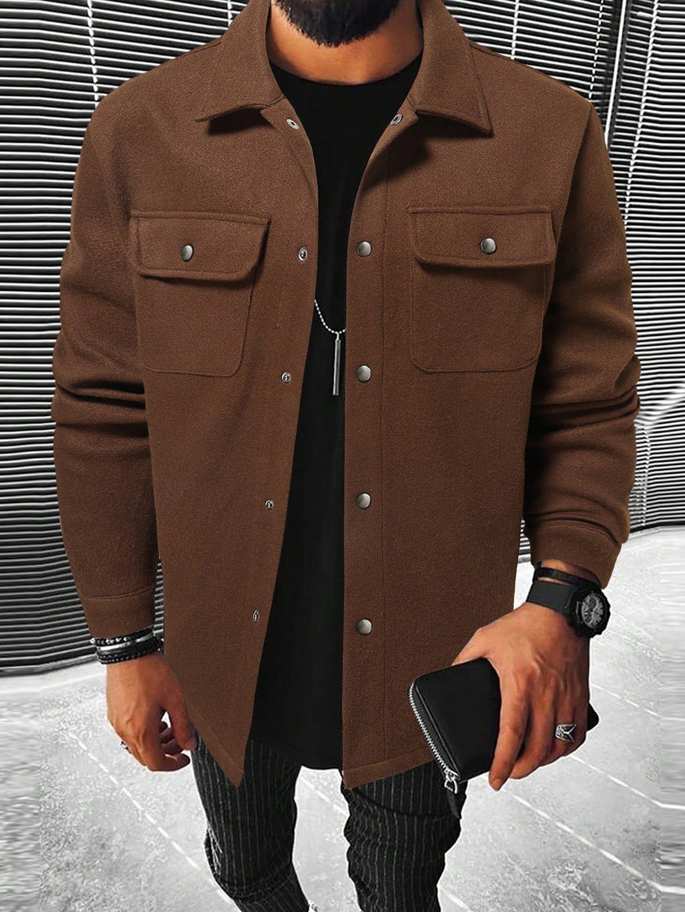 Mens Brushed Casual Shirts