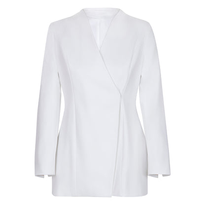 White Lapel Blazers