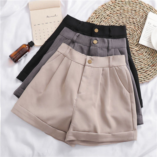 Wide Leg Casual Shorts