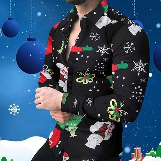 Mens Printed Casual Shirt