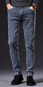 Slim Fit Elastic Jeans Men