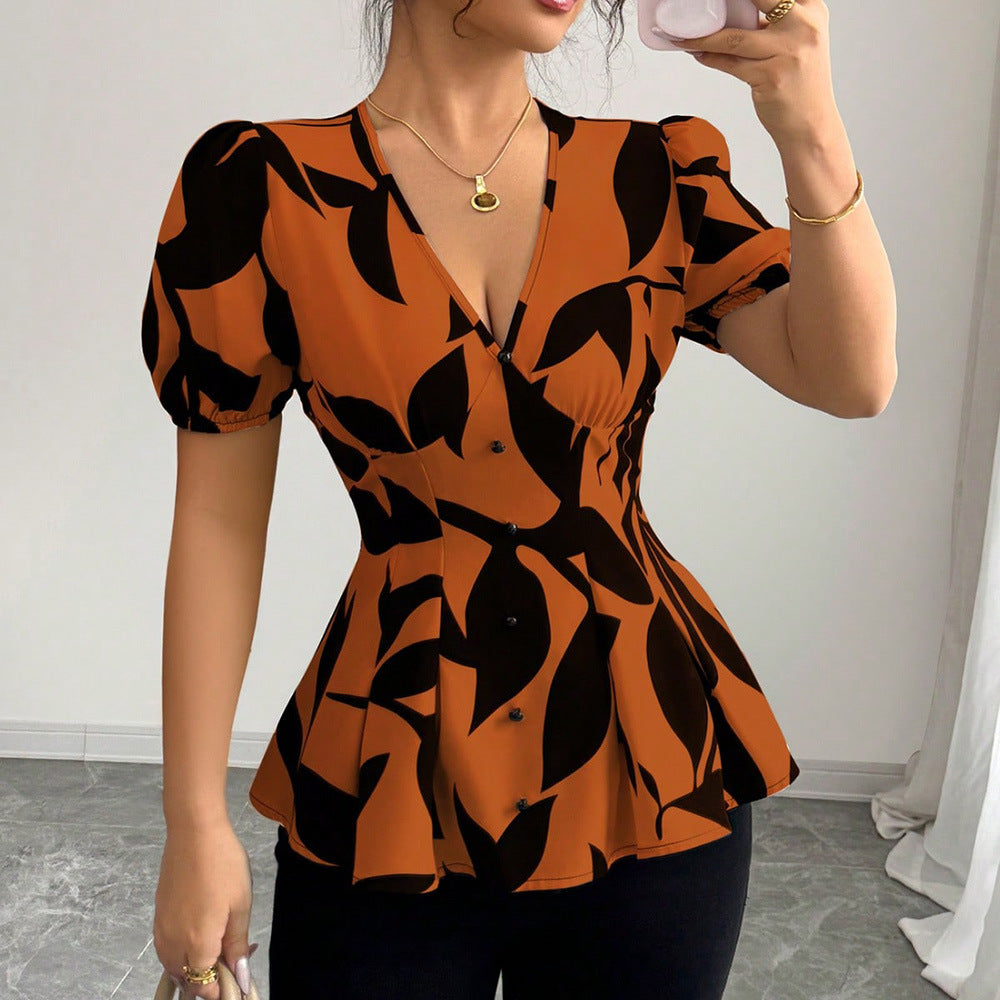 Womens Printed Shirts Summer