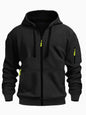 Mens Zipper Hooded Sweatshirt